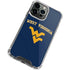 West Virginia University Est 1867 iPhone 13 Pro Max Clear Case